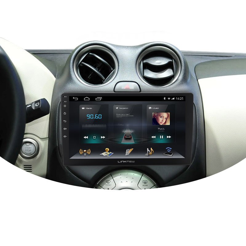 LINKNEW Android 8.1 Car Gps Navigation Dvd Player Radio Multimedia WIFI for Nissan March K13 2010 - 2017
