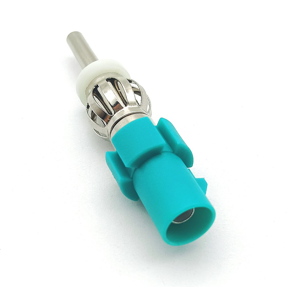 Car Stereo FM AM Radio Antenna Adapter Fakra to DIN Antenna Plug Converter for Car Receiver