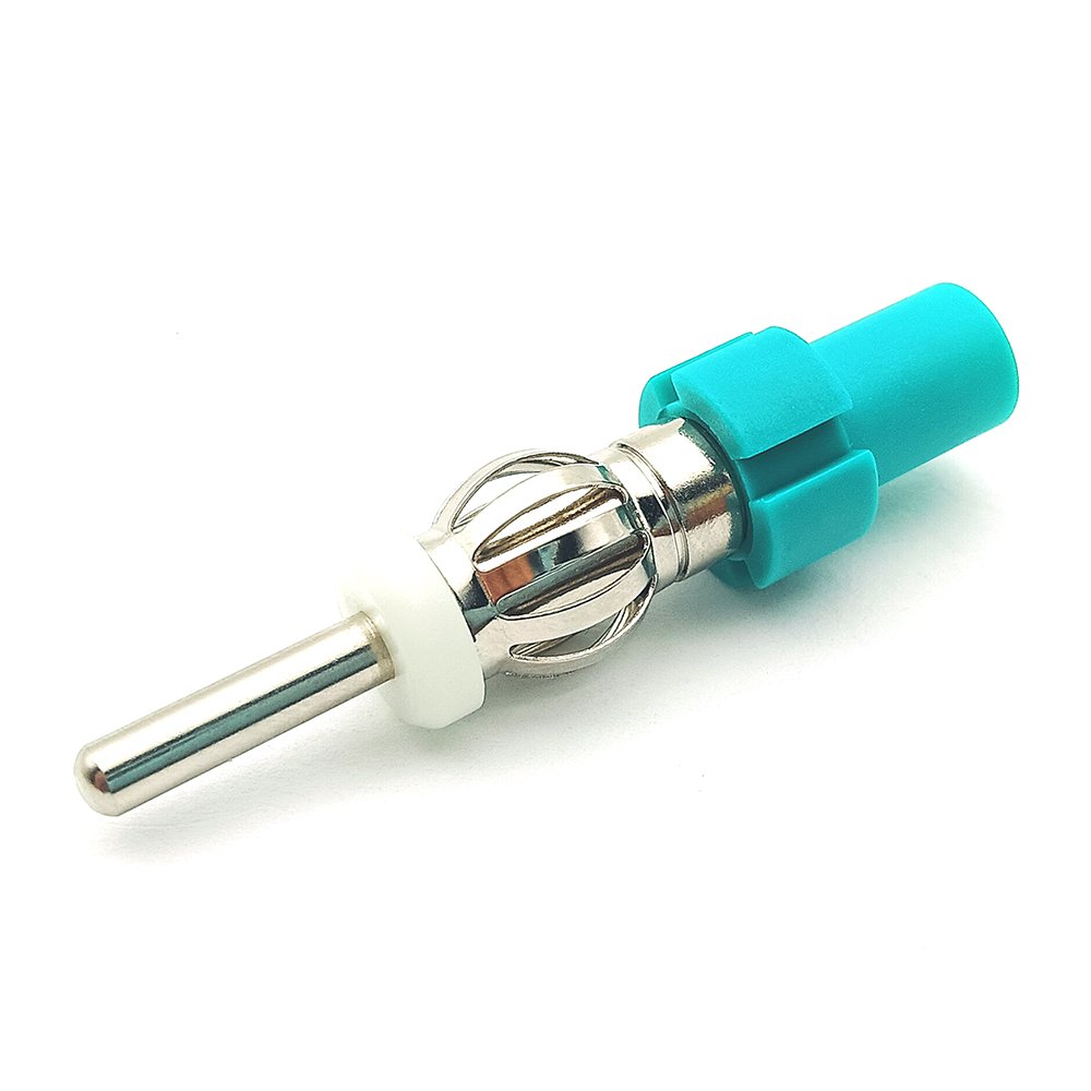 Car Stereo FM AM Radio Antenna Adapter Fakra to DIN Antenna Plug Converter for Car Receiver