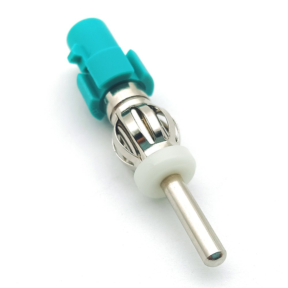 Car Stereo FM AM Radio Antenna Adapter Fakra to DIN Antenna Plug Converter for Car Receiver