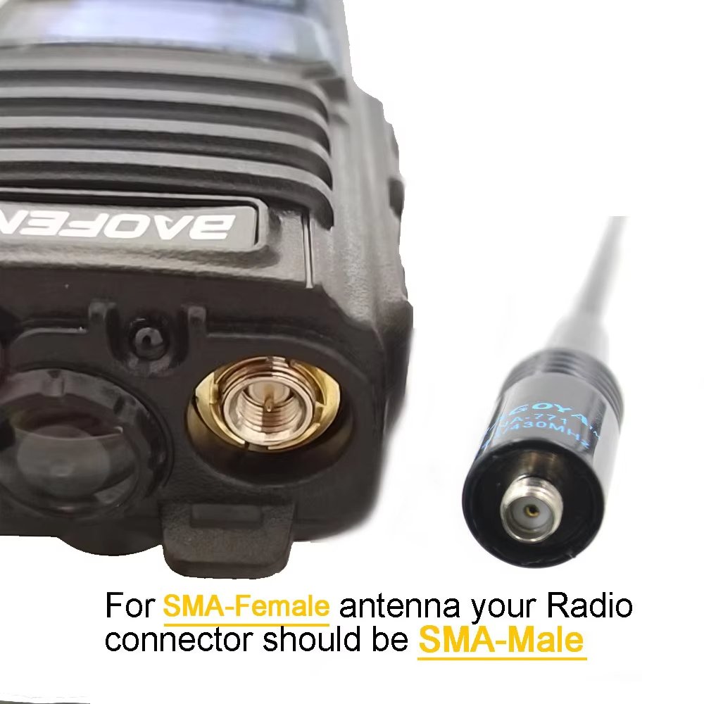 Nagoya NA-771 144/430MHz Dual Wide Band Flexible Fm Car Radio NA771 SMA Female Antenna for Baofeng Radio UV5R UV82 Walkie Talkie