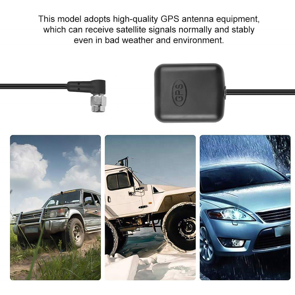 Podofo SMA Car GPS Antenna 1.8M/5.9FT GPS Receiver Adapter for Car Stereo Radio Wholesale Customization Factory