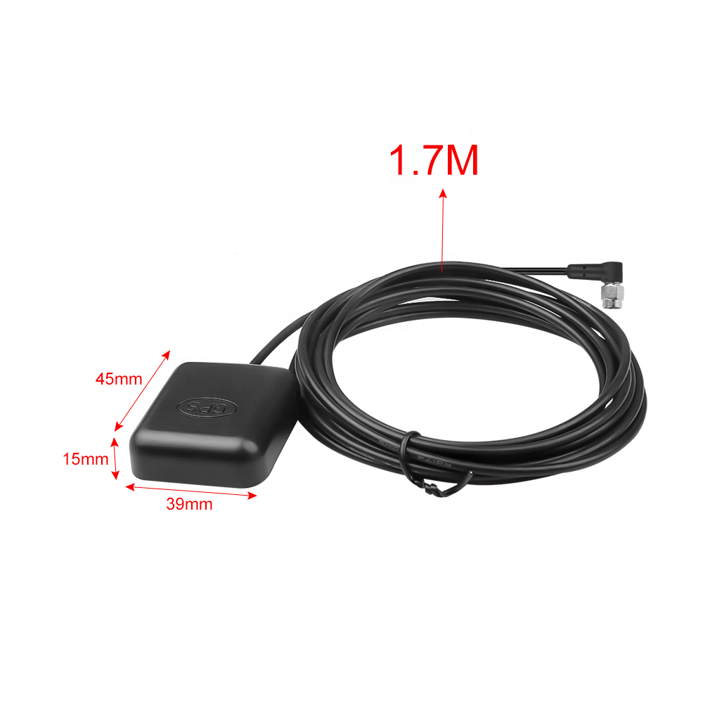 Podofo SMA Car GPS Antenna 1.8M/5.9FT GPS Receiver Adapter for Car Stereo Radio Wholesale Customization Factory