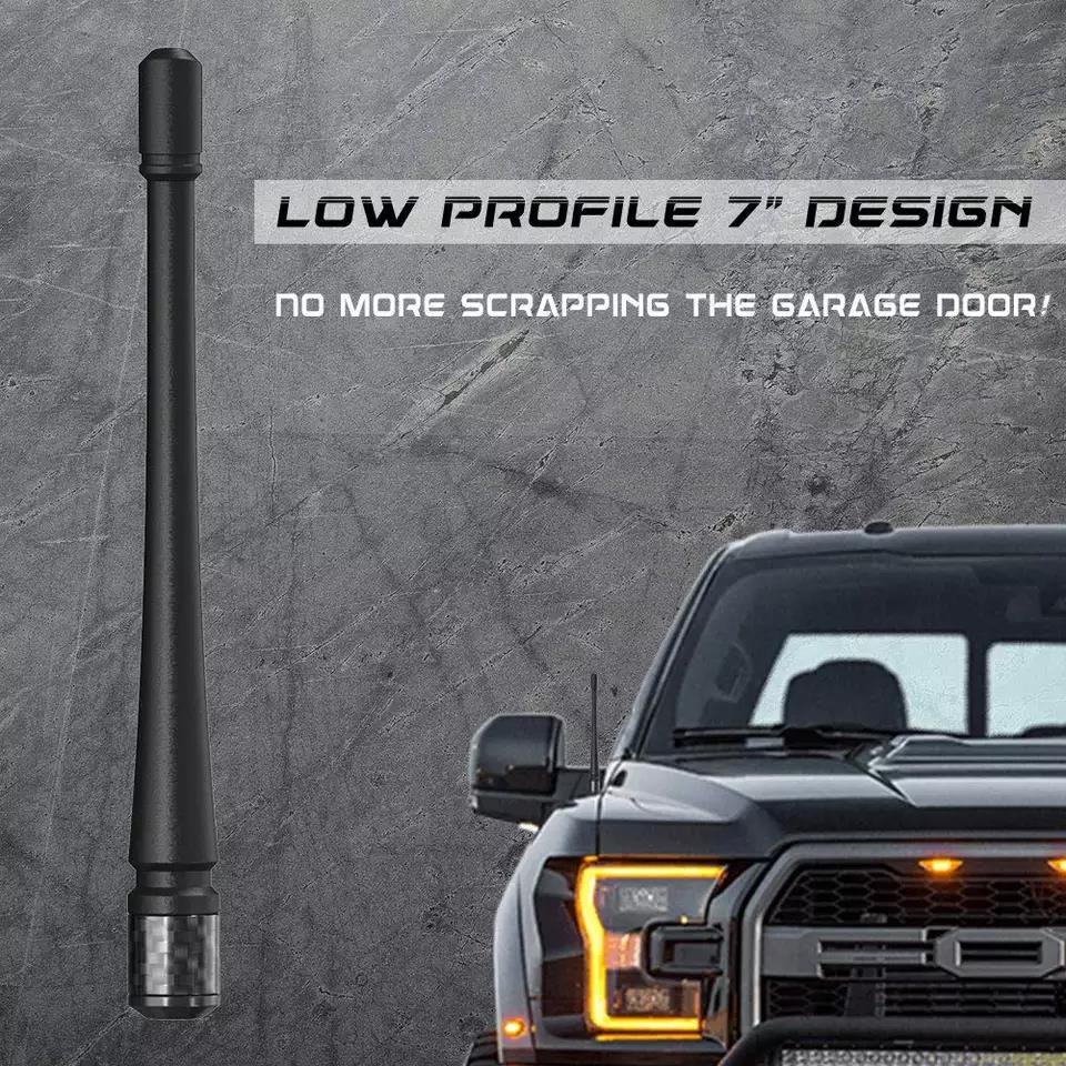 Car Offroad Antena For Ford F150 2009-2022 Replacement Designed 7 Inches Rubber Antenna For Optimized Fm/am Reception