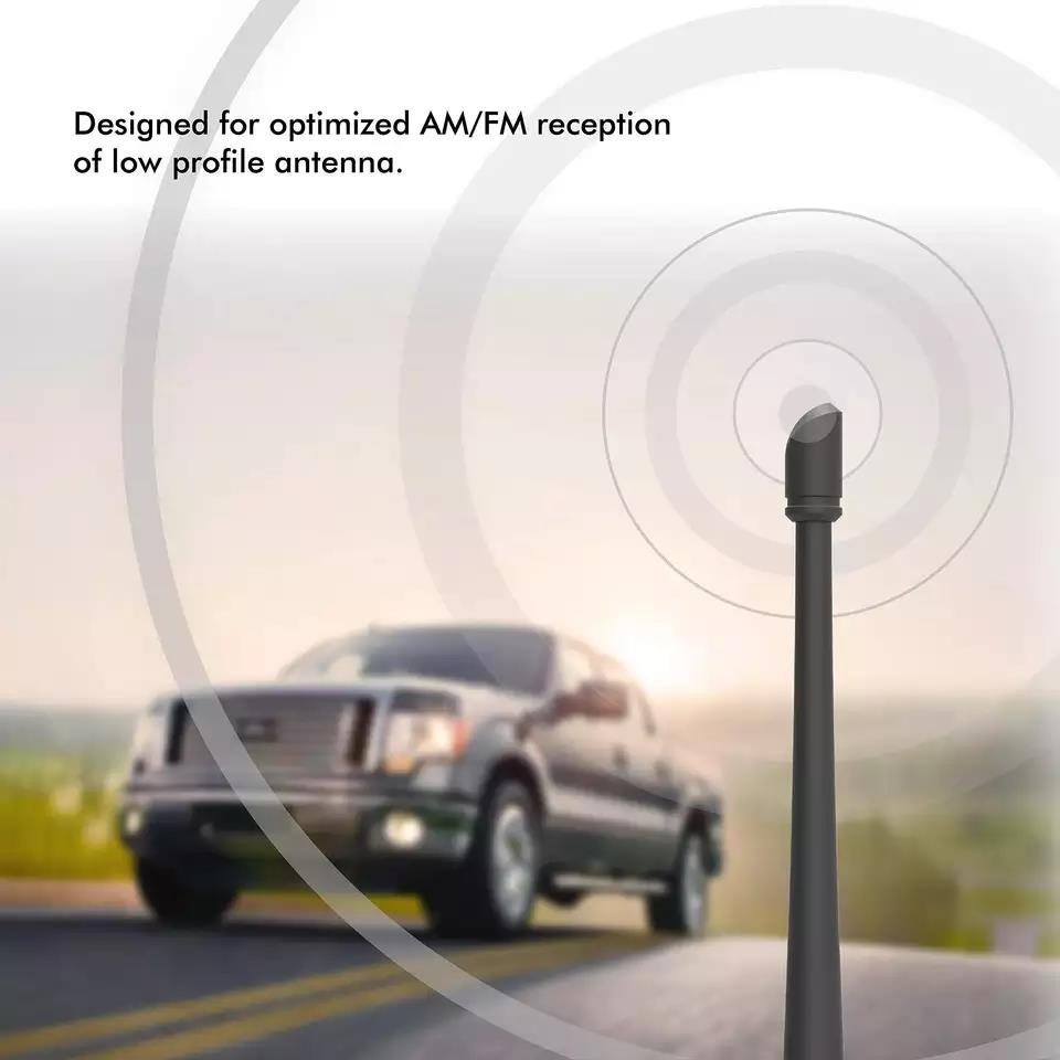 Car Offroad Antena For Ford F150 2009-2022 Replacement Designed 7 Inches Rubber Antenna For Optimized Fm/am Reception