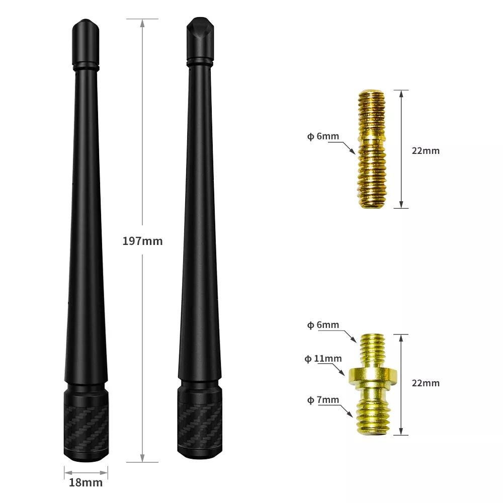 Car Offroad Antena For Ford F150 2009-2022 Replacement Designed 7 Inches Rubber Antenna For Optimized Fm/am Reception
