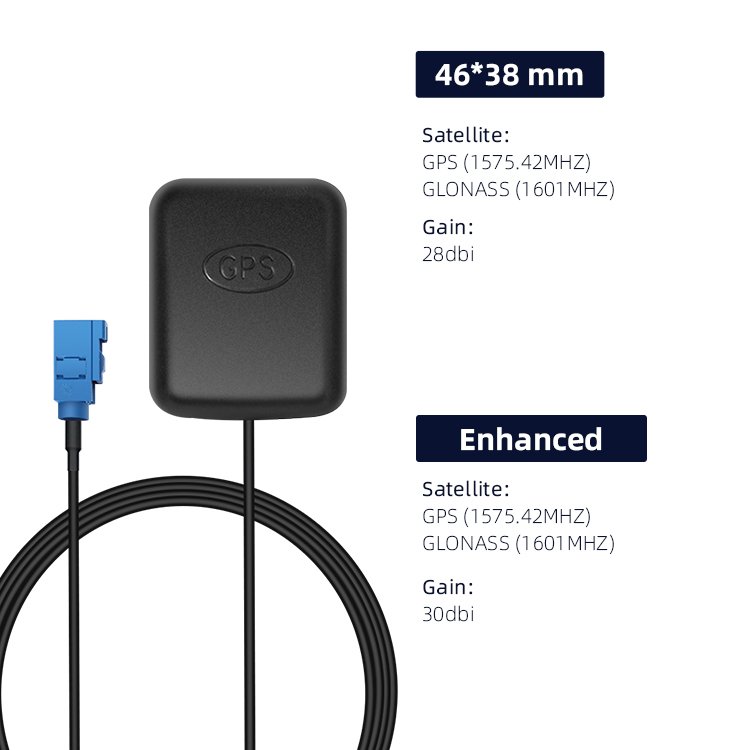 Car navigation positioning GPS/GLONASS active external antenna, satellite positioning GPS navigation antenna and SMA connector