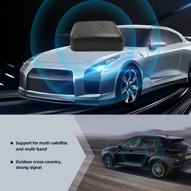 Car navigation positioning GPS/GLONASS active external antenna, satellite positioning GPS navigation antenna and SMA connector