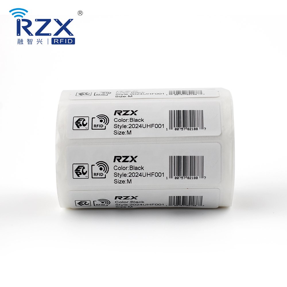 RZX Wholesale Cheap Price UHF RFID Tags Paper Roll Passive Stickers for Inventory Management Accurate Identification
