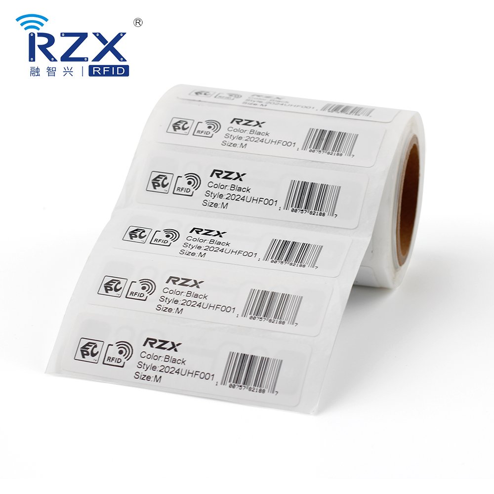 RZX Wholesale Cheap Price UHF RFID Tags Paper Roll Passive Stickers for Inventory Management Accurate Identification