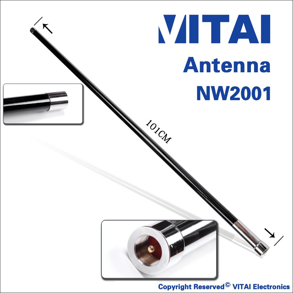 VITAI NW2001 200W 2.15/5.5dBi Long Range Mobile Radio Antenna