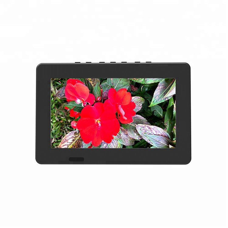 7 Inch Portable Mini Digital Color Analog Led TV DVB-T DVB-T2 Rechargeable Television Player TFT-LED Screen