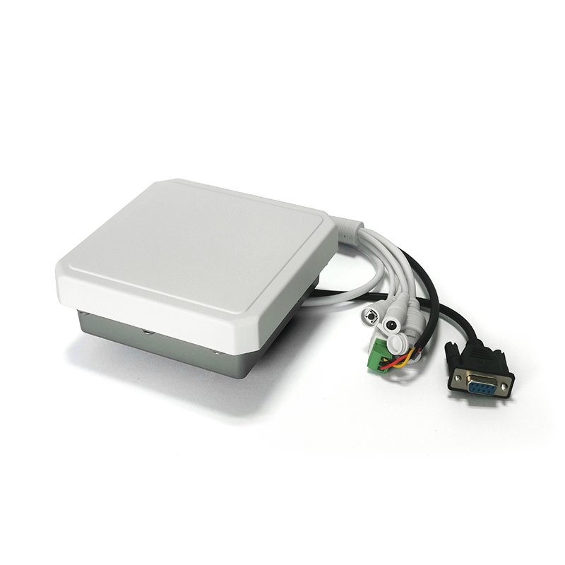 Car Parking Access Control 1-15m Long Range RFID Tag Reader Integrated 6-12dbi UHF Antenna