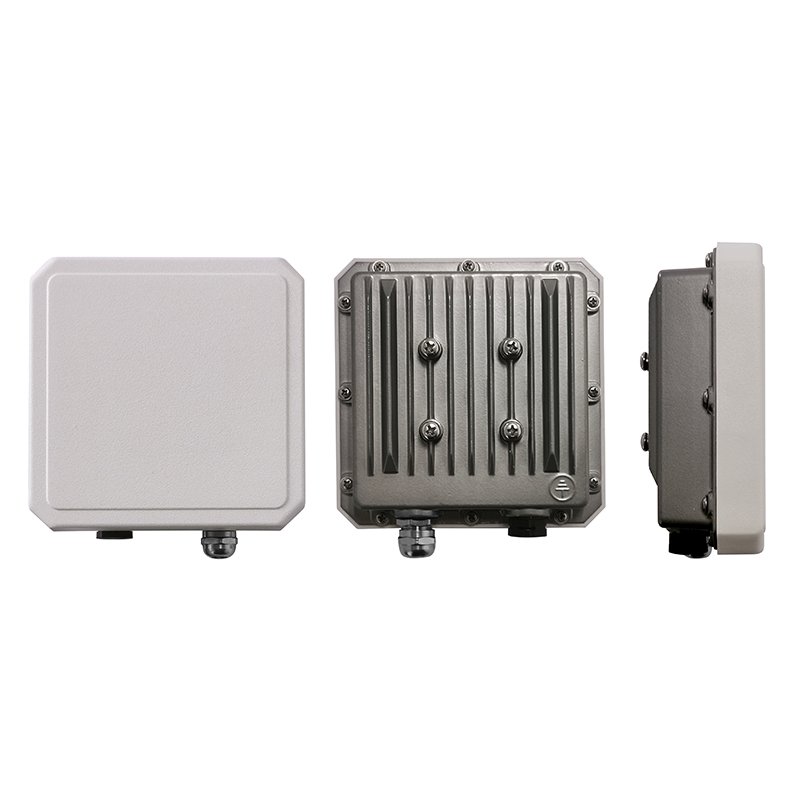 Car Parking Access Control 1-15m Long Range RFID Tag Reader Integrated 6-12dbi UHF Antenna