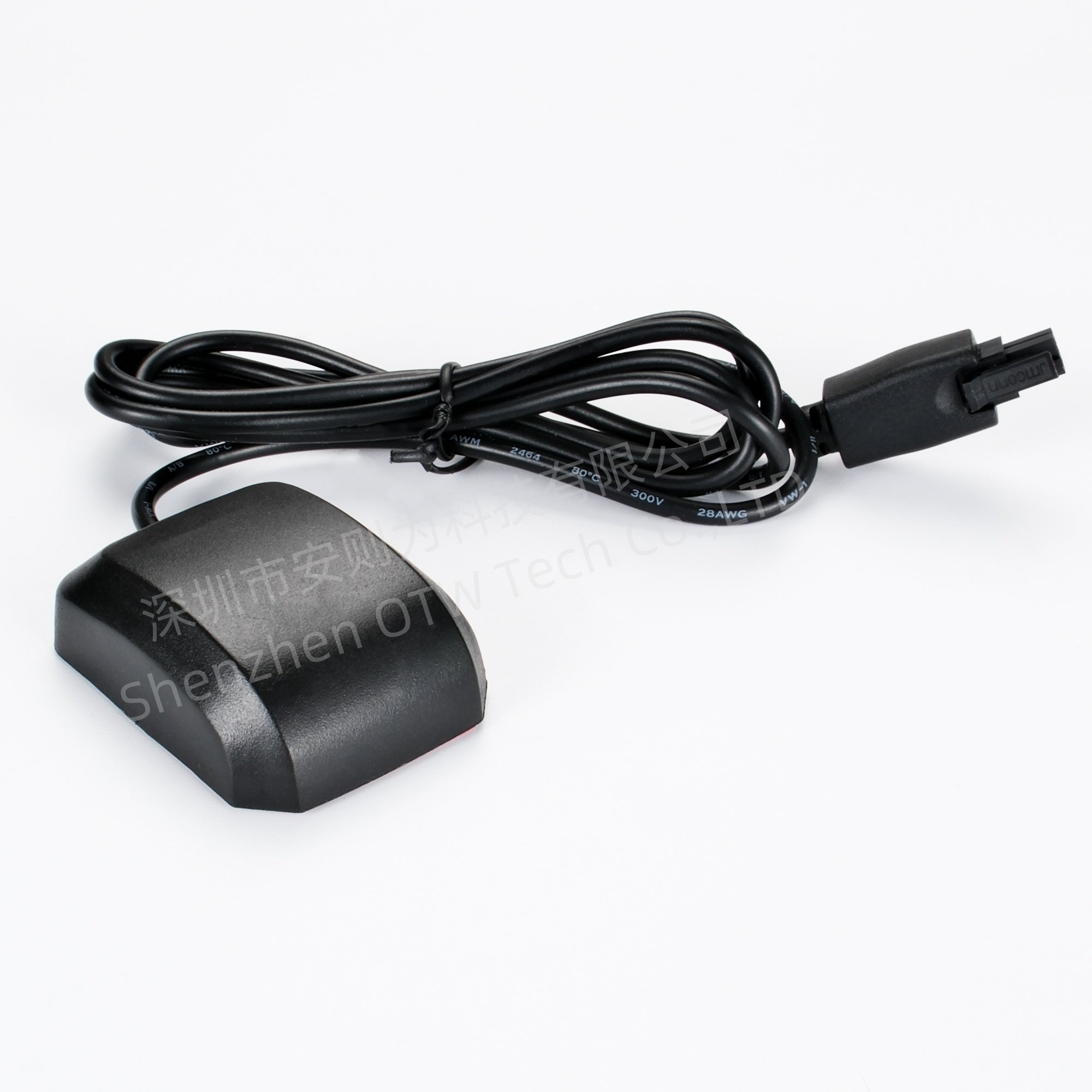 Adhesive Mounted 1.2 Meter Cable R232 9600 Baud Rate GPS Receiver with Built-in Ceramic Antenna Module and G-Mouse Connector