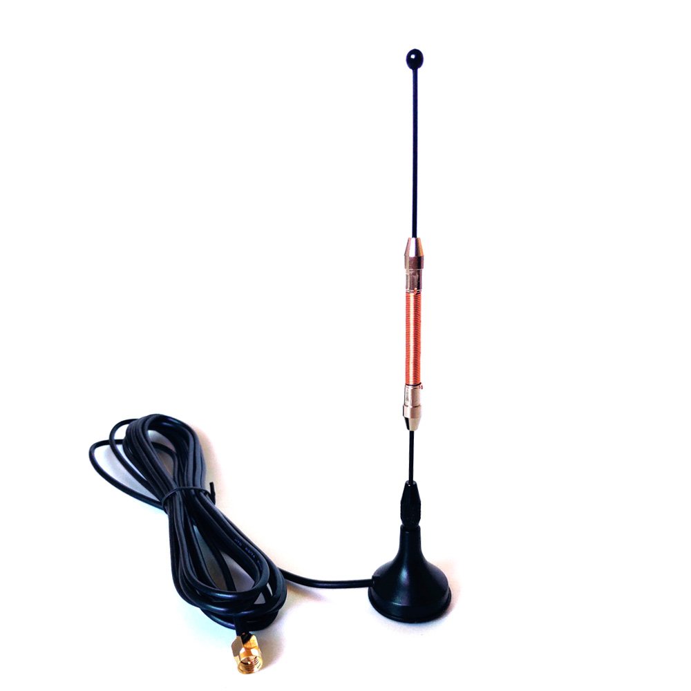 China Russian 700mhz 2700mhz 4g lte 12 dbi spring coil magnetic base wifi outdoor car helix antenna