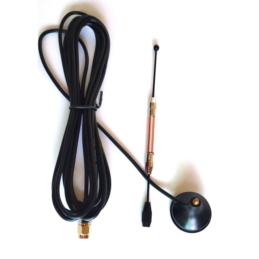 China Russian 700mhz 2700mhz 4g lte 12 dbi spring coil magnetic base wifi outdoor car helix antenna