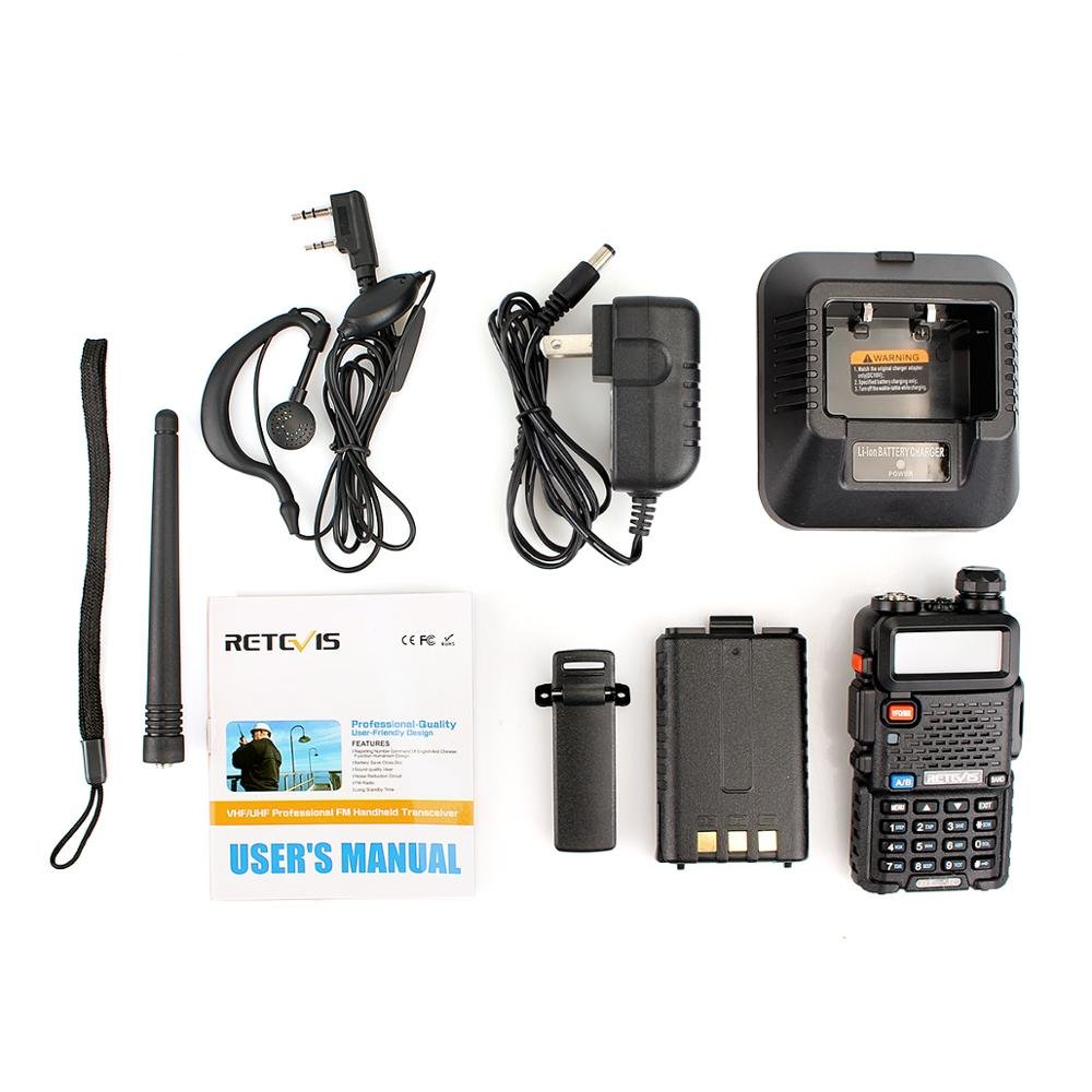 The Upgrade 5W UHF VHF Dual Band Walkie Talkie RETEVIS RT-5R