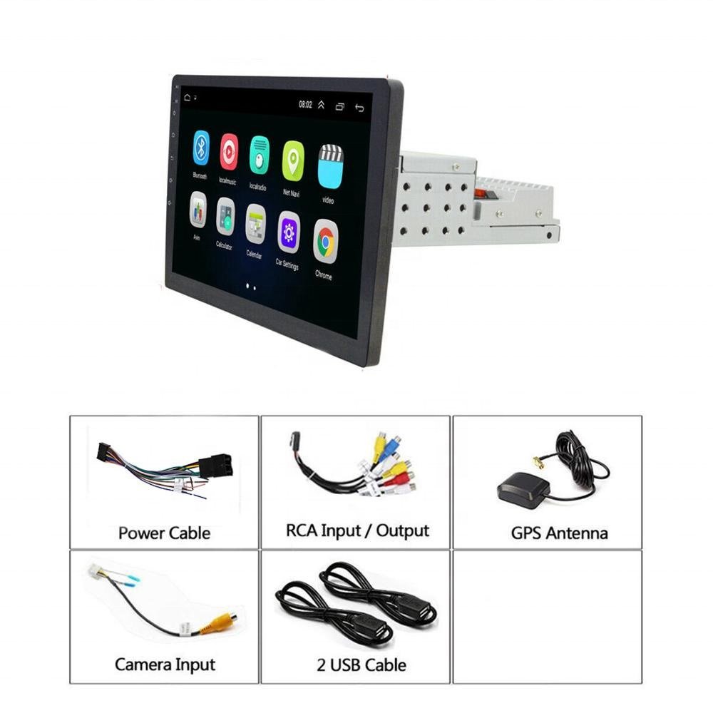 Universal 1din Double Din 9 10inch Navigation GPS Multimedia Music Audio System Touch Screen DVD Player Radio Android Car Stereo