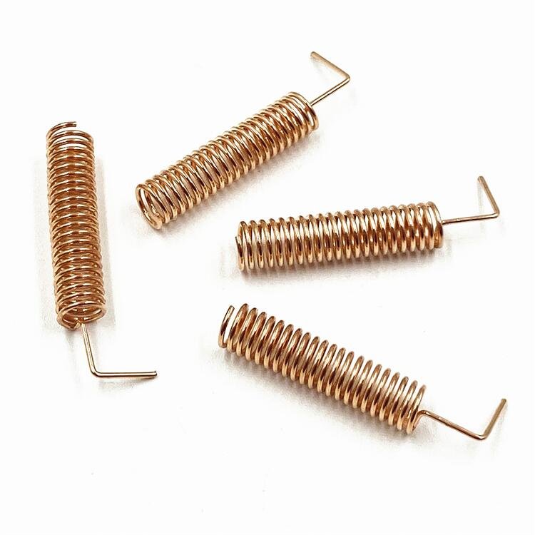 High Precision Phosphor Bronze Spiral PCB Antenna Spring Coil Spring Antenna Terminal for OEM Wireless Communication Equipment