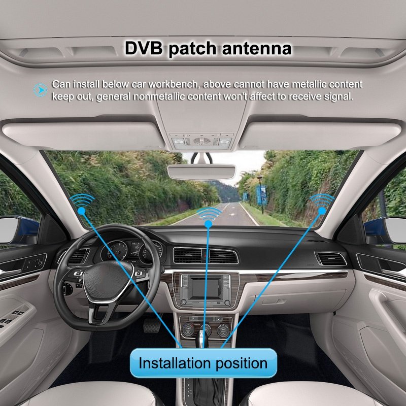 High Gain 3.0GHz 3dBi sheep horn Car DVB Antenna Car Radio Broadcast Video Antenna
