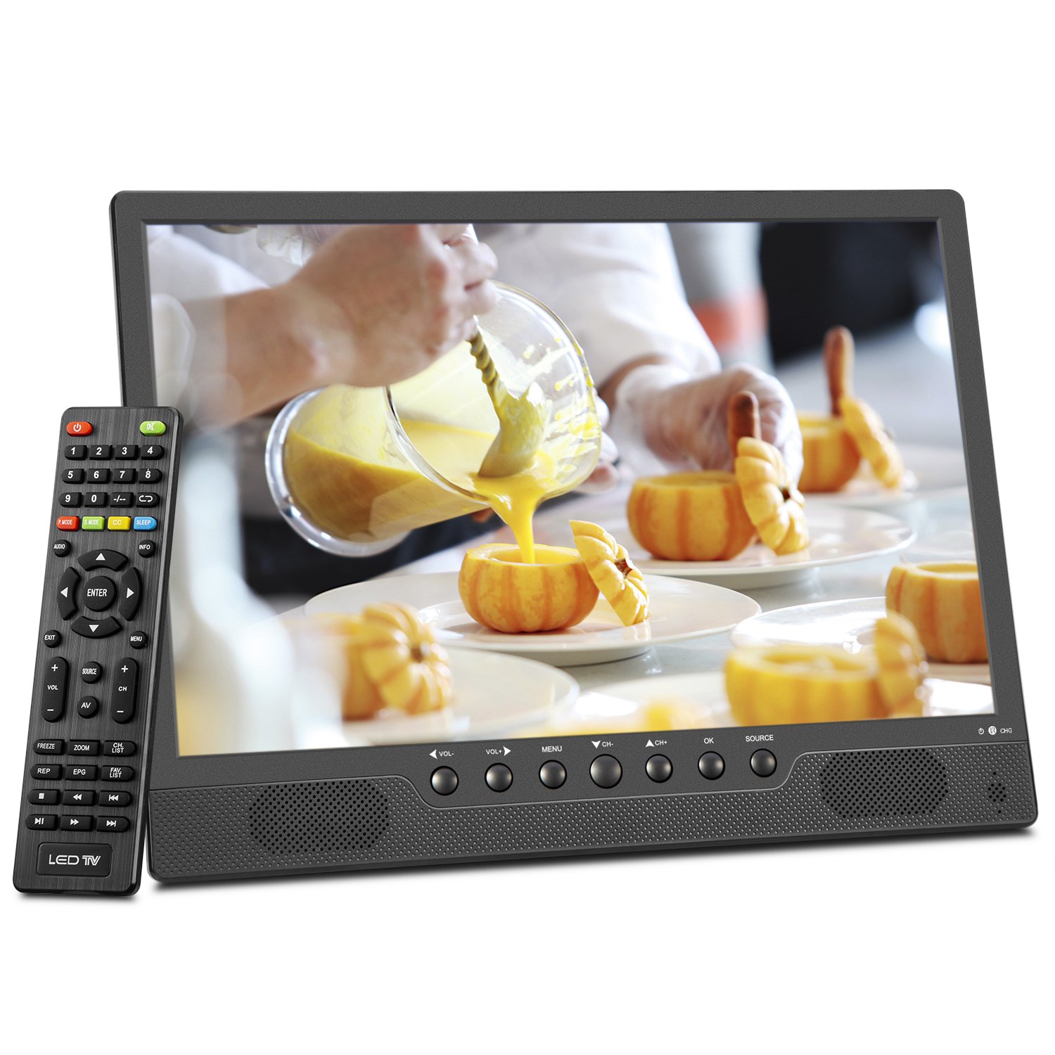 Feihe 14.0 Inches Flat Screen TV Digital ATSC DVB-T2 ISDB-T Outdoor TV Mini Tv Portable