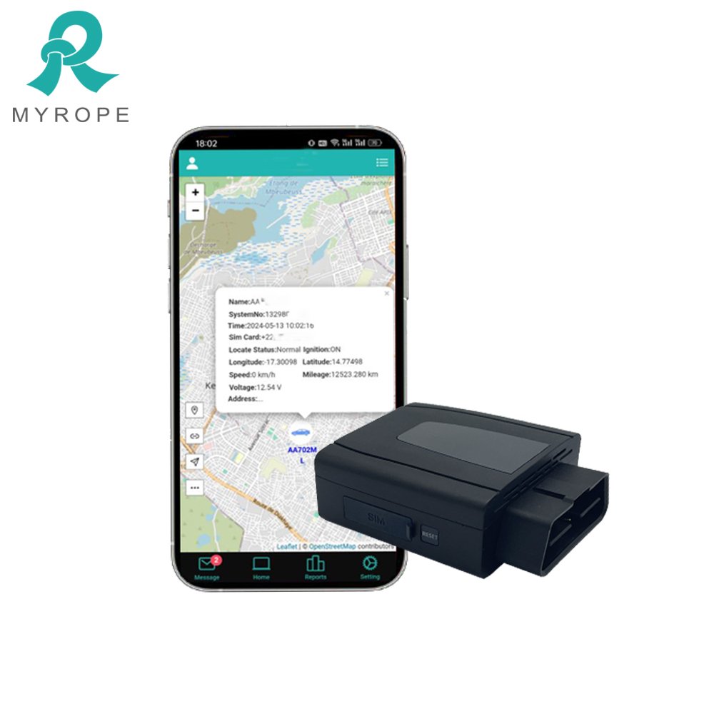 Real Time Location OBD 2 GPS Tracker Easy Install 4G OBD GPS Tracker Car