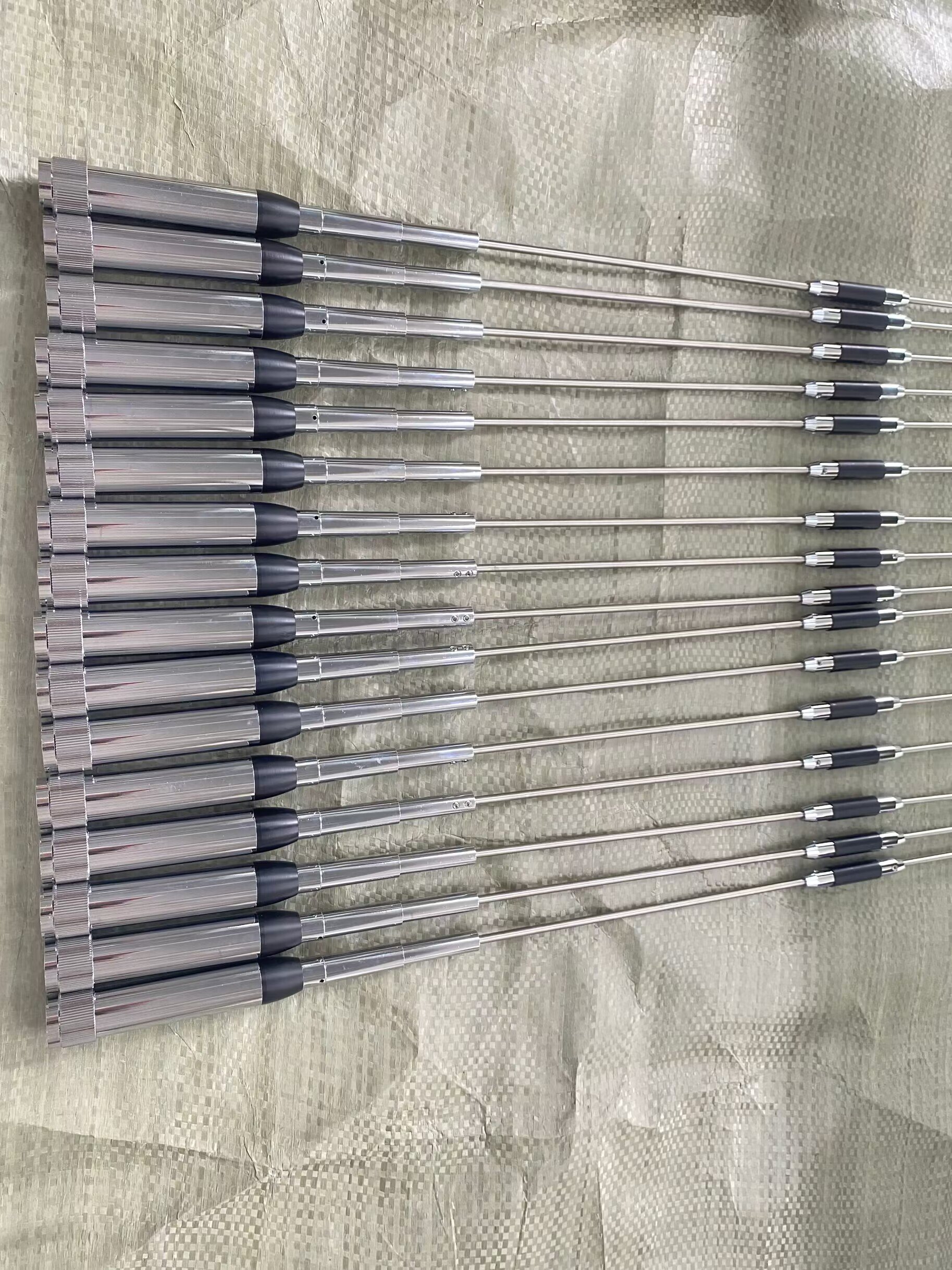 New style 27/50/144/430 MHz HH-9000 Stainless steel car trunk radio antenna quad band vehicle whip antenna