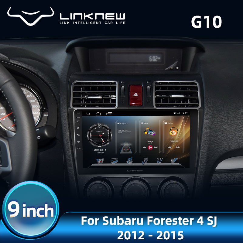 Linknew G10 for Subaru Forester 4 SJ 2012 - 2015 Car Player Navigation Stereo Auto Car Radio