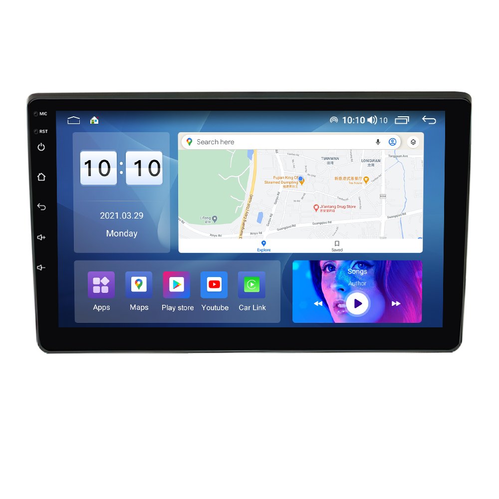 MEKEDE MS Android 12 Touch Screen Car Radio for Toyota Tacoma 2015-2021 BT 5.1 GPS Car Video Player GPS Navigation