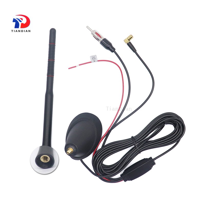 Communication Wireless Outdoor Omni 18dBi Roof Screw Mounting SMB Radio FM AM Car Antenna GPS with Plum Head
