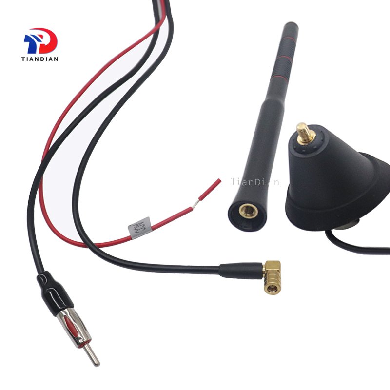 Communication Wireless Outdoor Omni 18dBi Roof Screw Mounting SMB Radio FM AM Car Antenna GPS with Plum Head