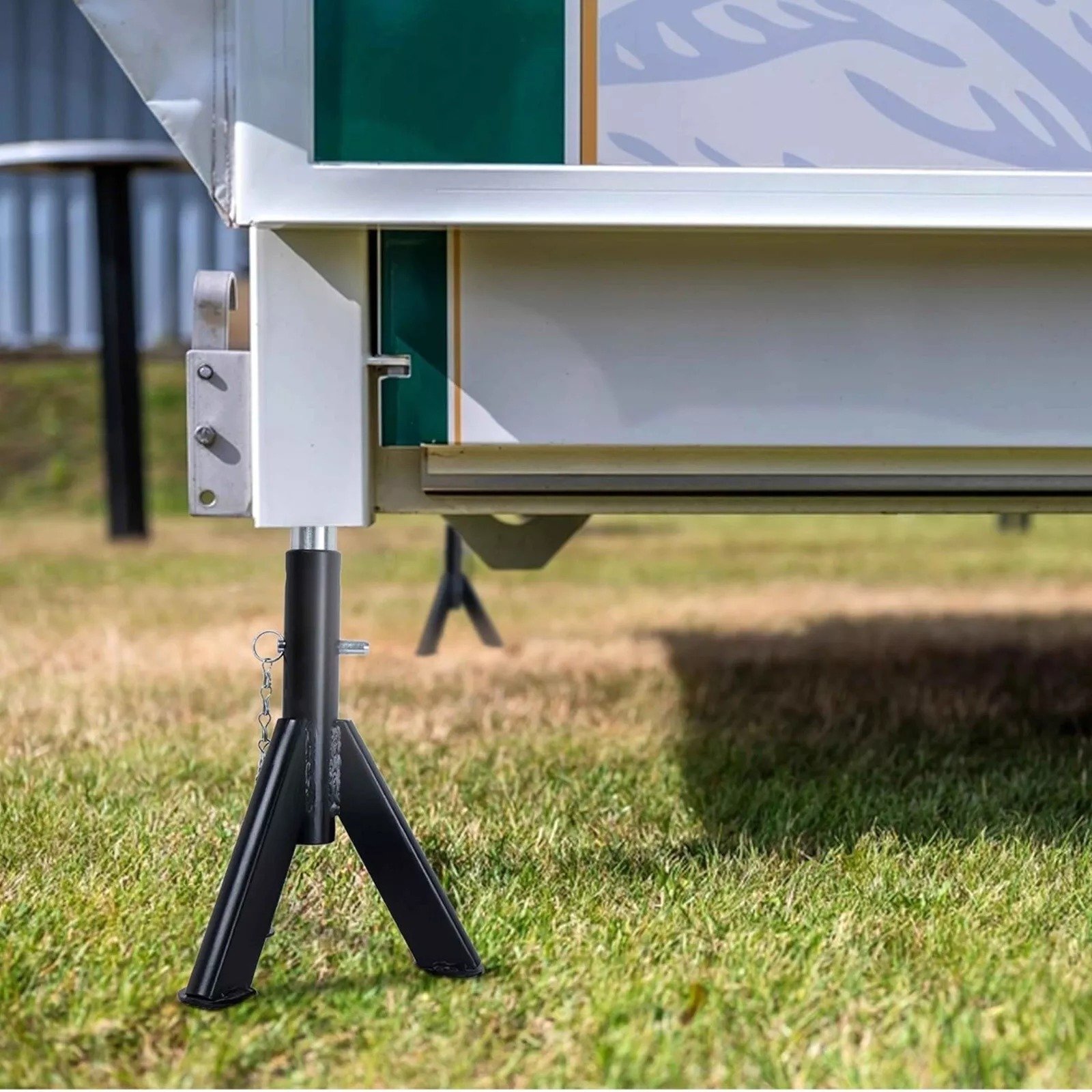 RV Stabilizer Jacks Telescopic | 6000lbs Capacity, Adjustable 16''-30'', Hea