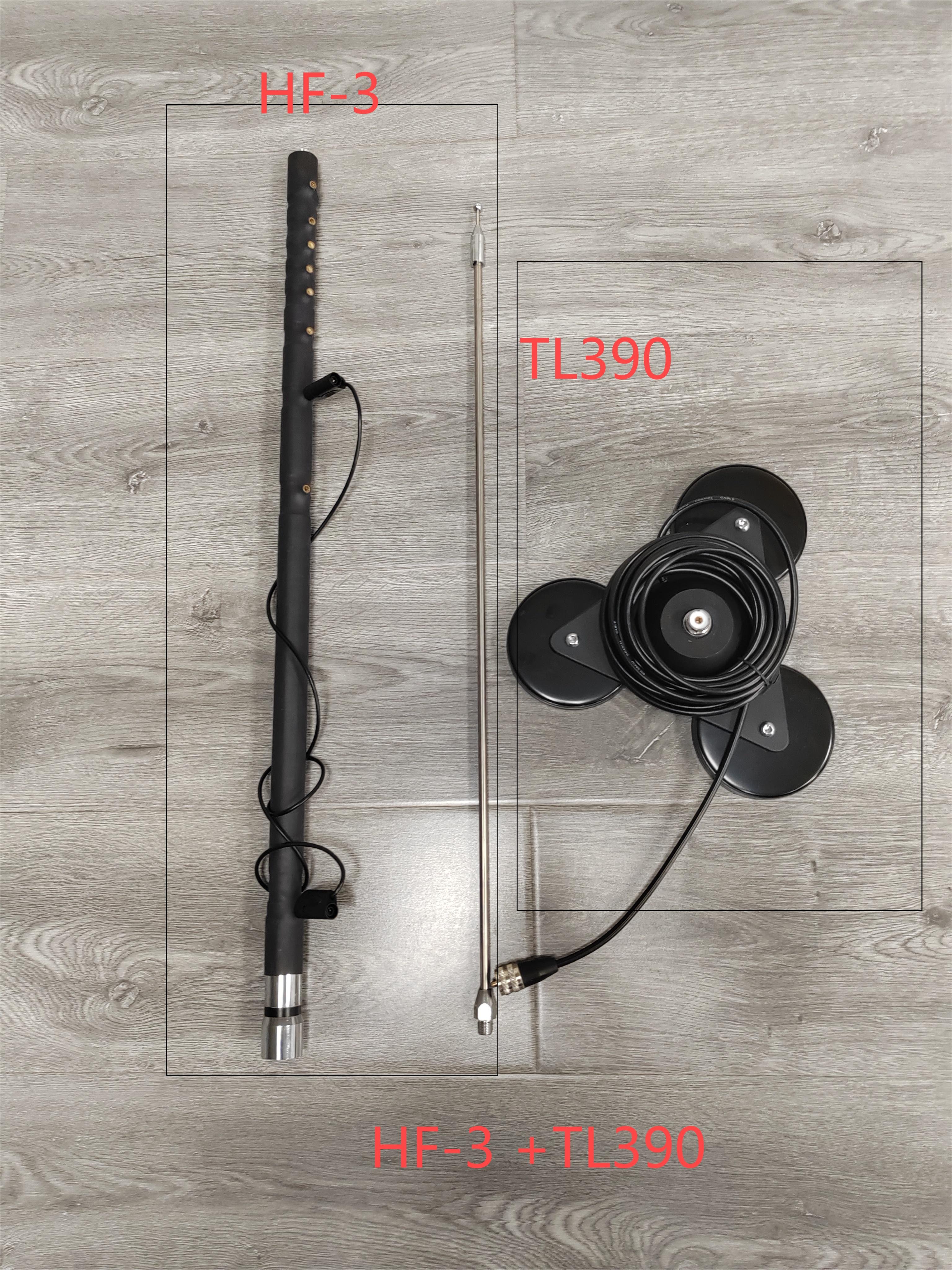 HF 7-50MHz Telescopic Mobile Antenna 3-50MHz Tunable Antenna