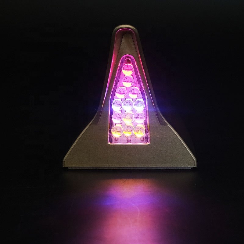 Solar Powered Car Shark Fin Antenna Led Light Vehicle Decoration Warning Flash Strobe Tail Light D01B Automotive Accessories
