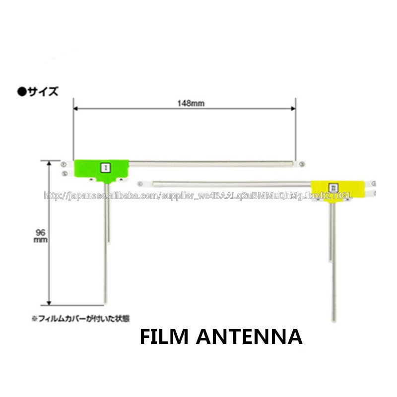 HOT in JAPAN Vhf/uhf Digital Car Glass Film Antenna Radio Car Antenna Tv Antenna With GT13 GT16 VR1