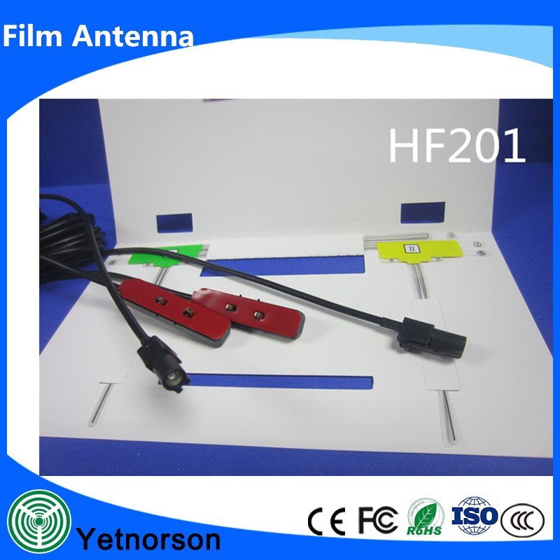 HOT in JAPAN Vhf/uhf Digital Car Glass Film Antenna Radio Car Antenna Tv Antenna With GT13 GT16 VR1