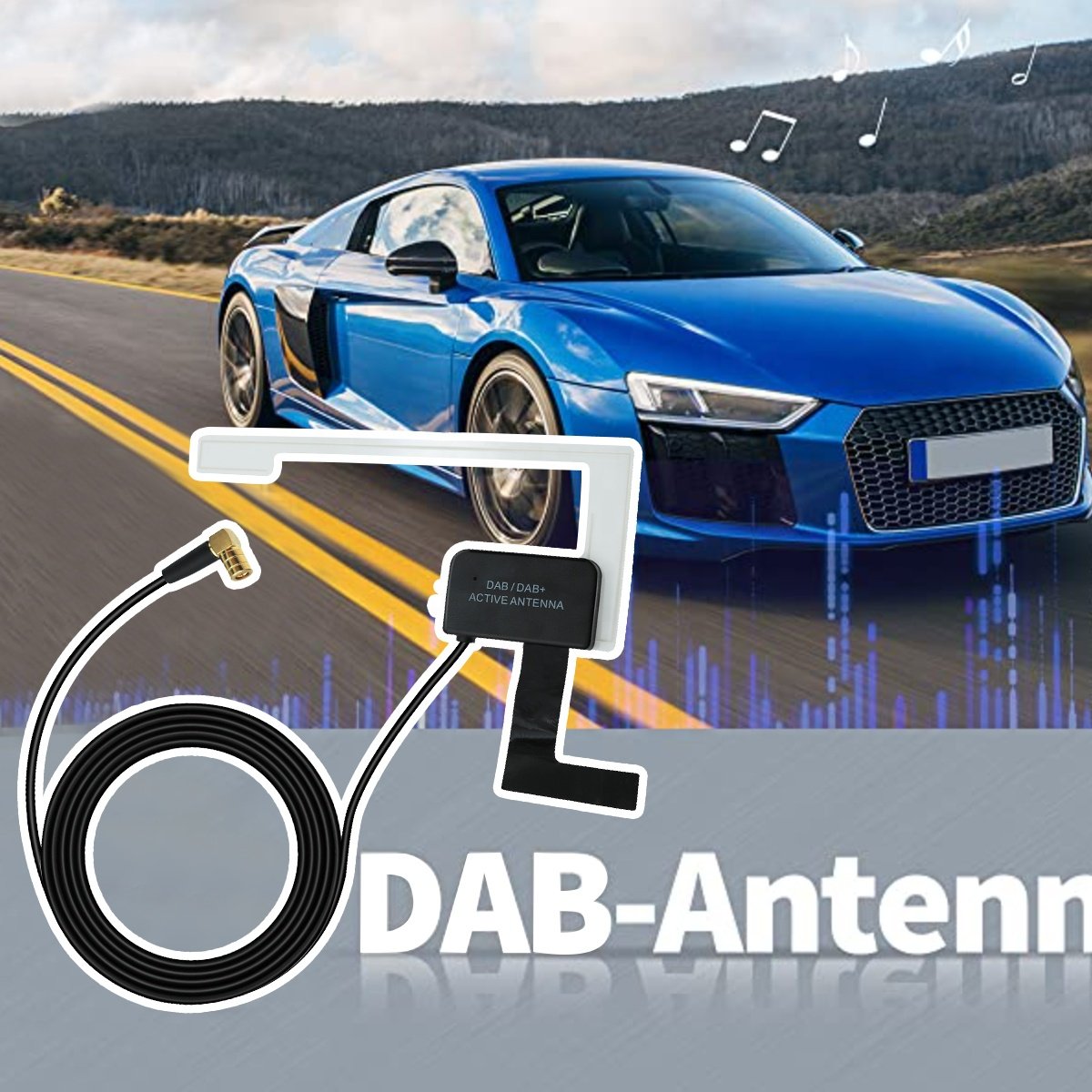 dab radio antenna fm transmitter High Gain antenna car AM FM antenna