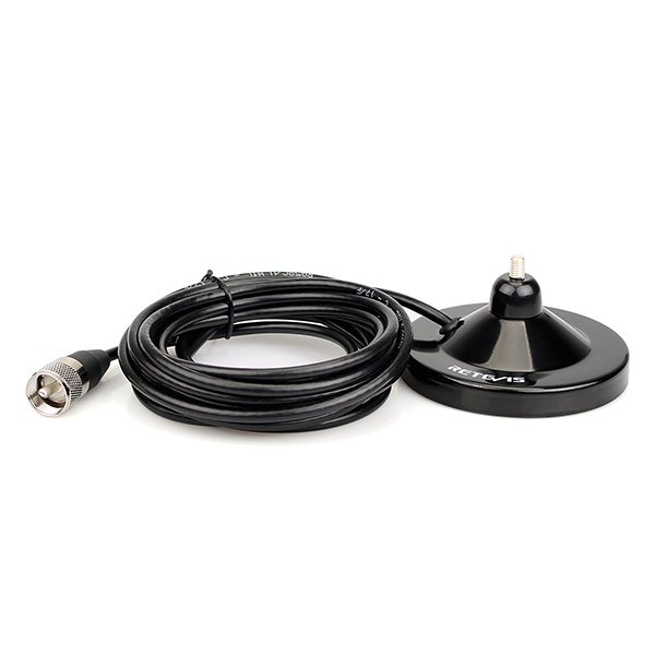 70W 144/430MHz Magnetic Base Mount Coaxial Cable antenna RG58 C/U SL16/PL259 for Mobile Car Radio RT95 RT90 Retevis MR100