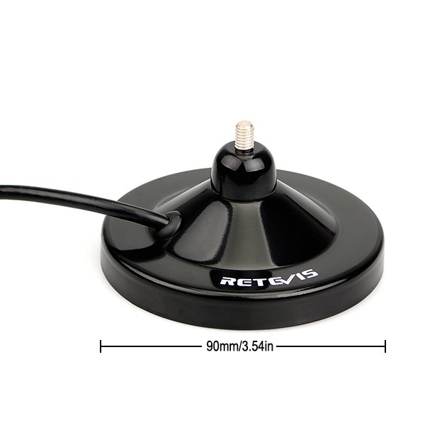 70W 144/430MHz Magnetic Base Mount Coaxial Cable antenna RG58 C/U SL16/PL259 for Mobile Car Radio RT95 RT90 Retevis MR100