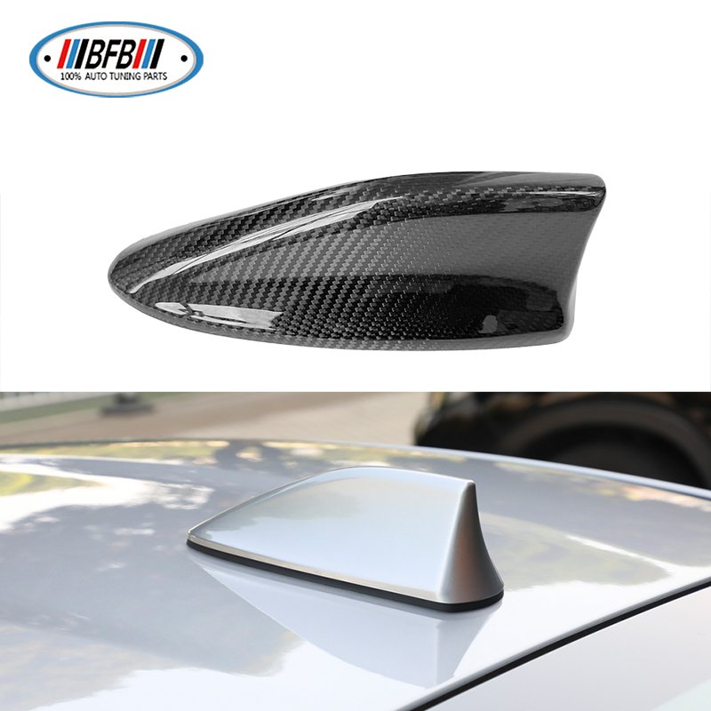 Real Dry Carbon Fiber Car Shark Fin Roof Antenna for Subaru BRZ for Toyota GR86 2022
