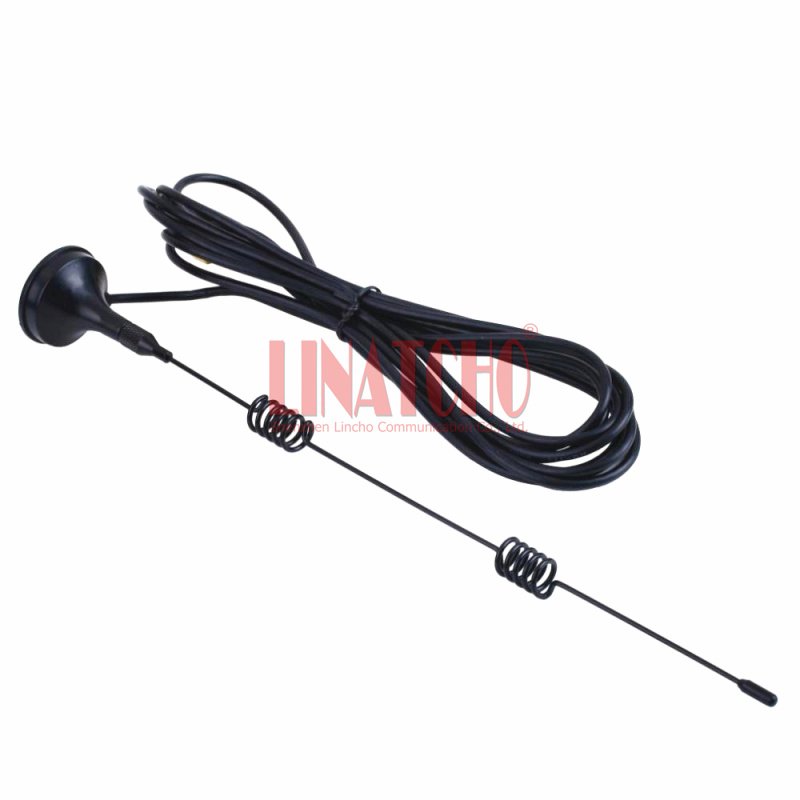 2.4GHz 7db Small Magnetic Mount Omni-directional WIFI Antenna Car SMA Male with External Cable