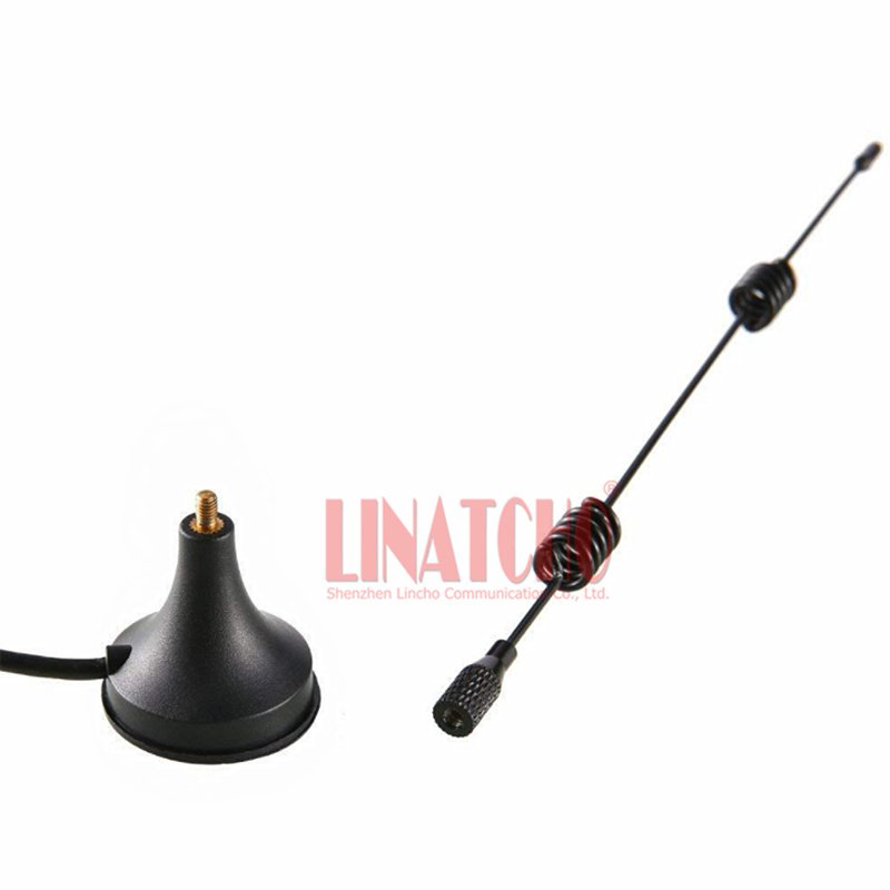 2.4GHz 7db Small Magnetic Mount Omni-directional WIFI Antenna Car SMA Male with External Cable