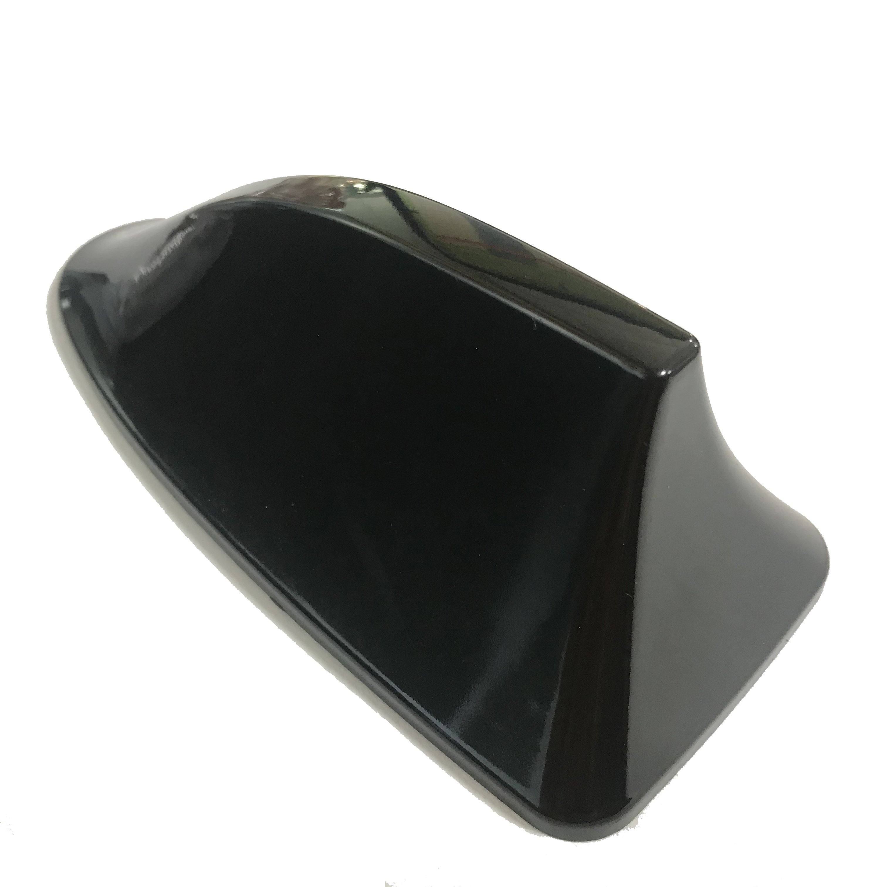 Streamlined Universal Car Shark Fin Antenna, Easy Installation Radio Signal, ABS Piano Paint Design,No Drilling Required