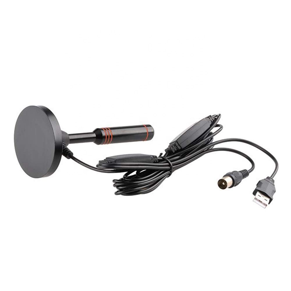 Magnetic Base Amplified Digital TV Antenna Portable Indoor Outdoor RV 50 Miles Range HD TV Antenna with Amplifier Signal Booster