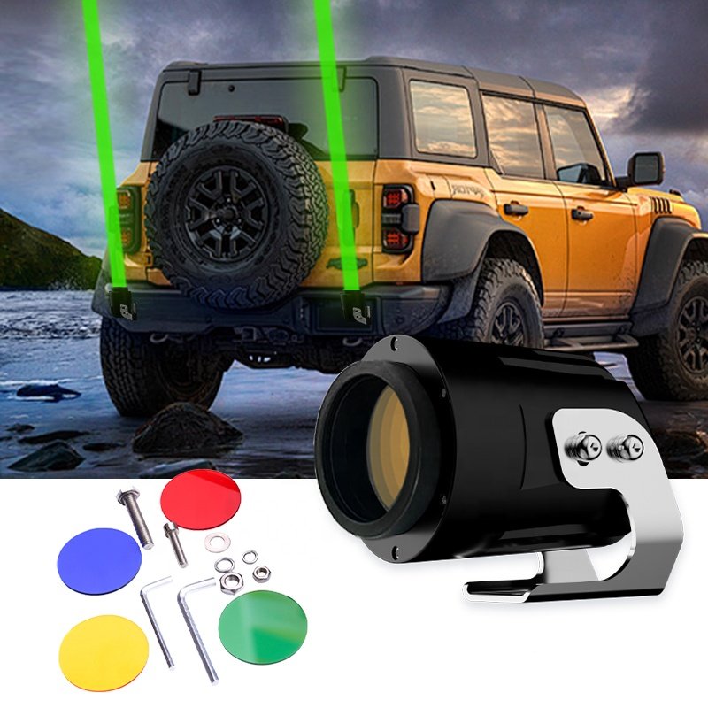 Offroad Whipless Light Green Blue Multicolor Product Auxiliary Decorative Long Strip RGBW Chase Antenna LED Laser Whip Light