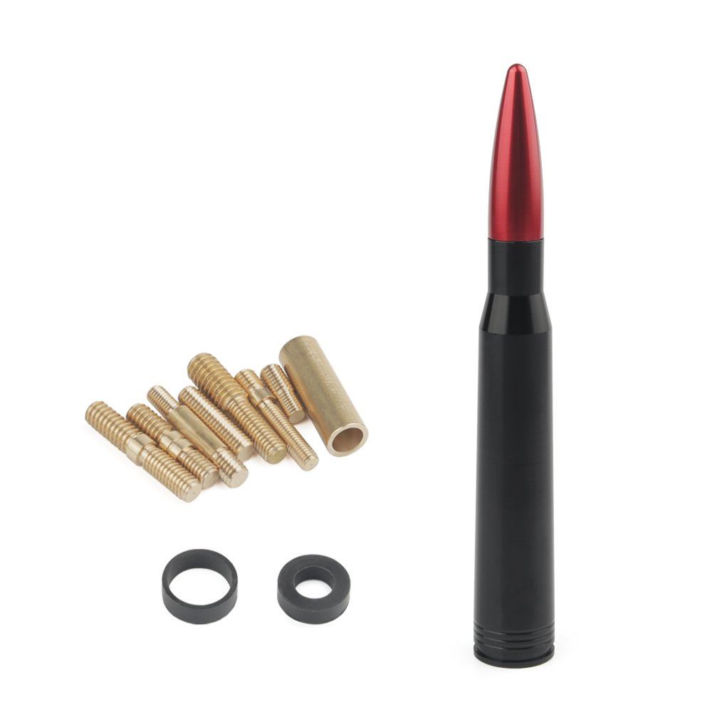 Outdoor Car Radio Universal Antenna Long Range Signal Amplifier Bullet Shape Decorative Roof Antenna for Wrangler SUV