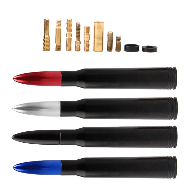 Outdoor Car Radio Universal Antenna Long Range Signal Amplifier Bullet Shape Decorative Roof Antenna for Wrangler SUV