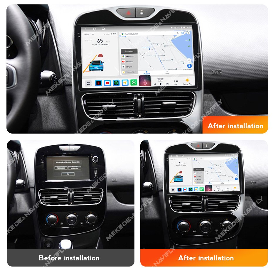 MEKEDE M6 PRO 3D Car Touch Screen 360 Camera for Renault Clio 4 BH98 KH98 2012-2018 Car Gps Navigation Radio Video