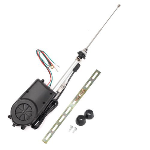 Universal Type Auto Car Power Electric Aerial Automatic Antenna Mast AM FM Radio